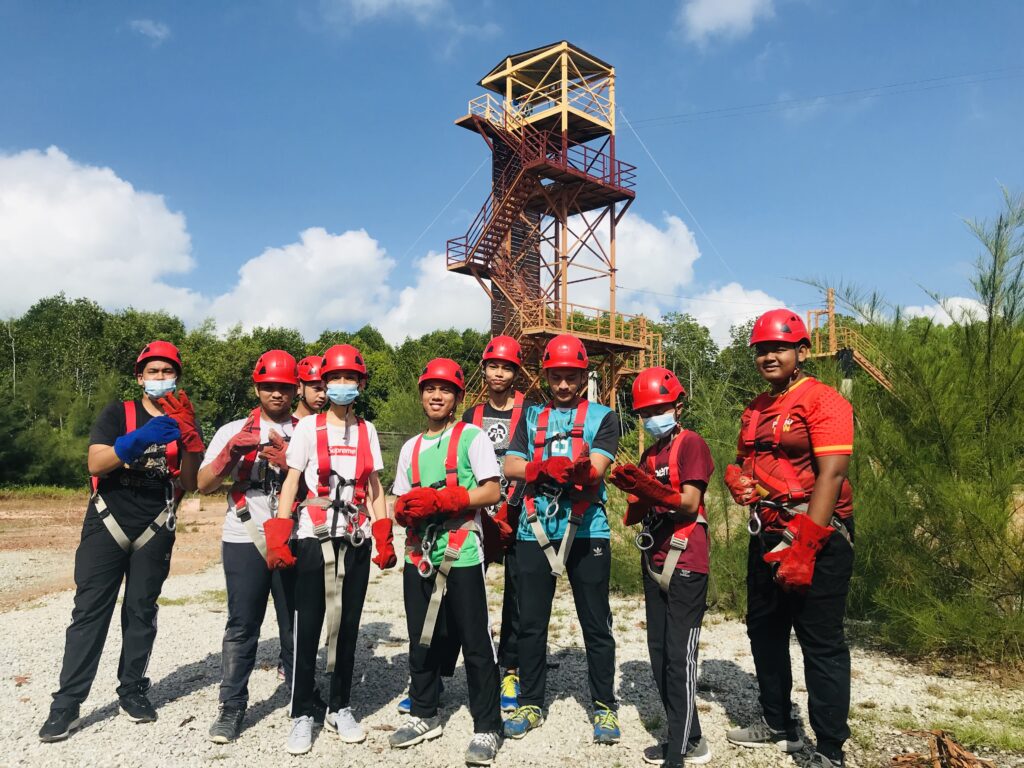 Pakej Lengkap Power Team Dewasa - Flying Fox